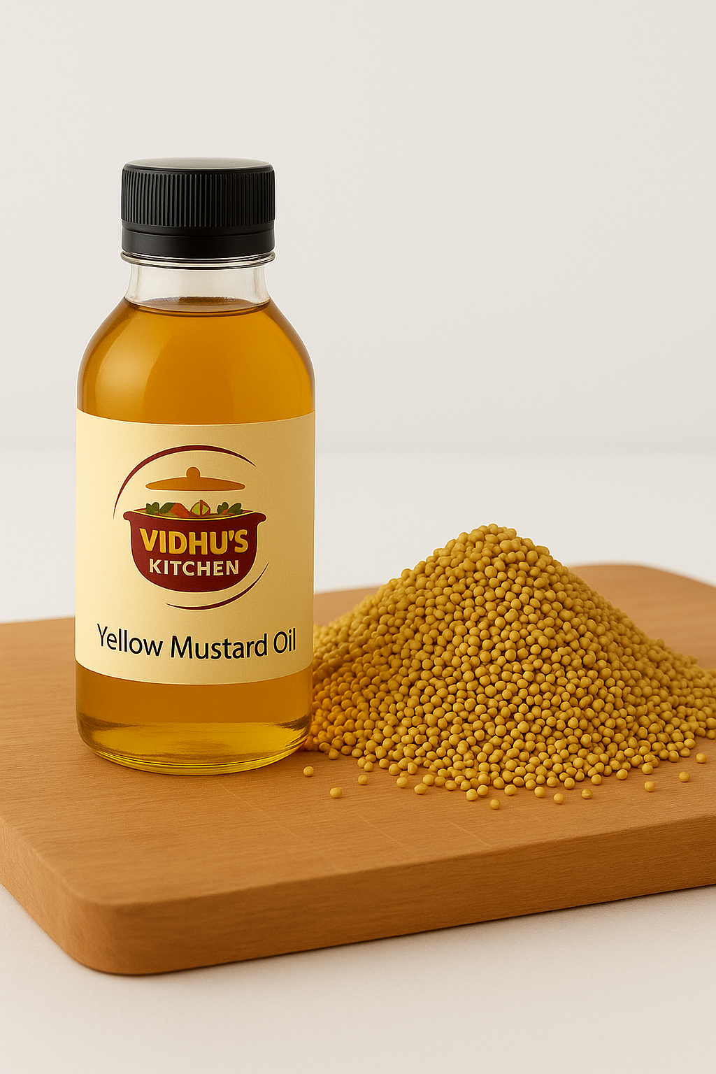 Vidhus Kitchen Premium Yellow Mustard Oil